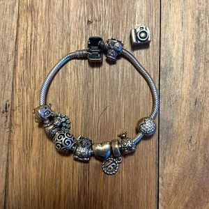 Pandora bracelets and charms